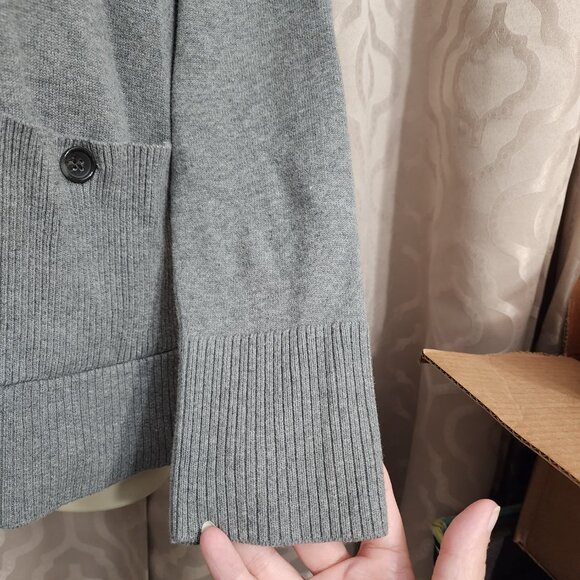 Jones New York Grey Cardigan Size Large - Picture 4 of 5